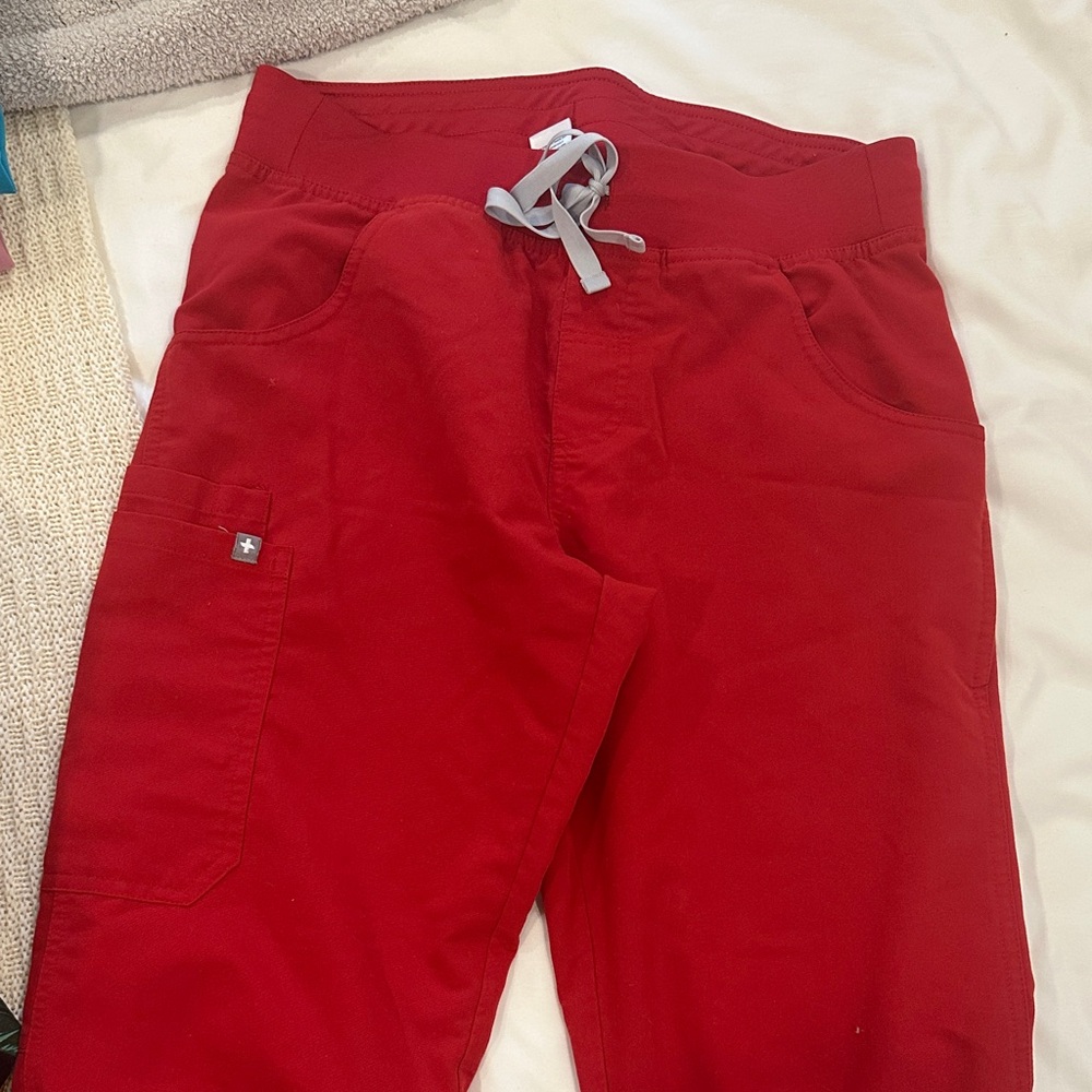 women’s figs kade scrub pants small tall